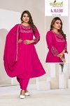 Kaveri By Hariyaali Mal Chanderi Kurti With Bottom Dupatta Exporters In India
